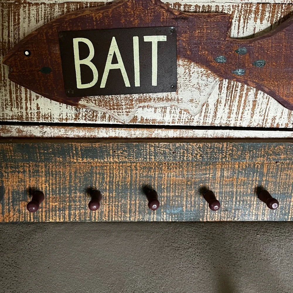 Rustic Brown Fish Wall Decor